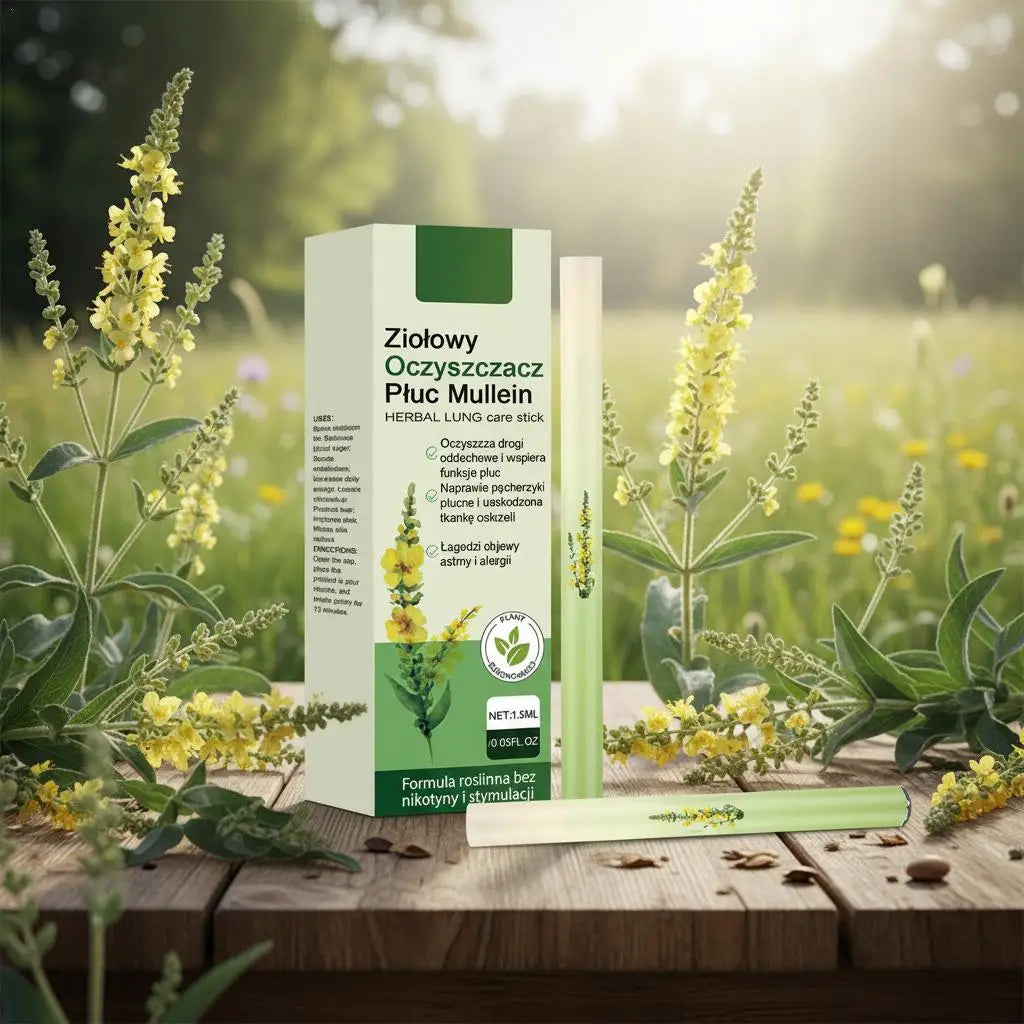 Herbal Diffuser Pen, Mullein Mints, Rosemary Extracts, Natural Lung Cleansing, Clear Breathing Improvement, 1Pcs